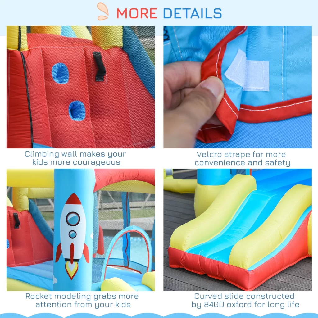 Outsunny+Kids+Bounce+Castle+House+Inflatable+Trampoline+Slide+Water+Pool+3+In+1+With+Inflator+For+Kids+Age+3-12+Rocket+Design+11.14'+X+9.18'+X+6.06' (1)